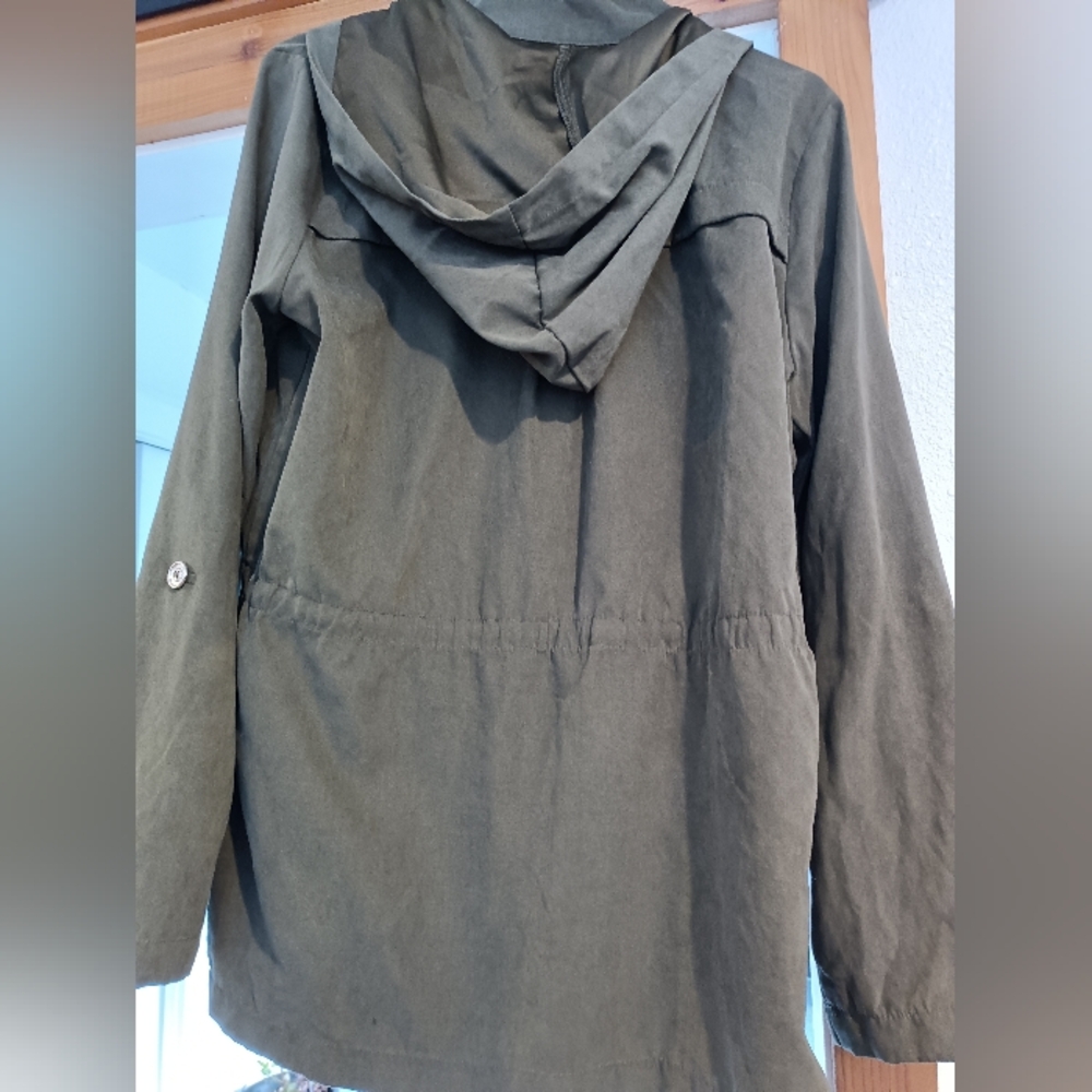 Sweet Wanderer Olive Hooded Jacket - Picture 4 of 4